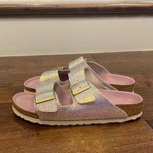 Iridescent Birkenstocks, 37